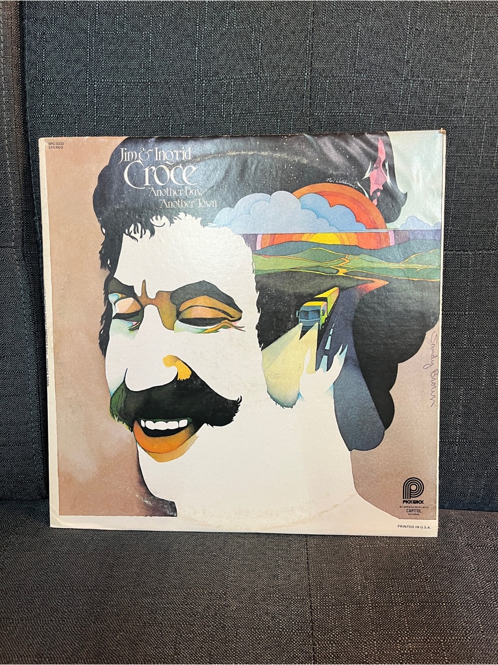 Jim and Ingrid Croce ~ "Another Day, Another Town" ~ Vinyl Record